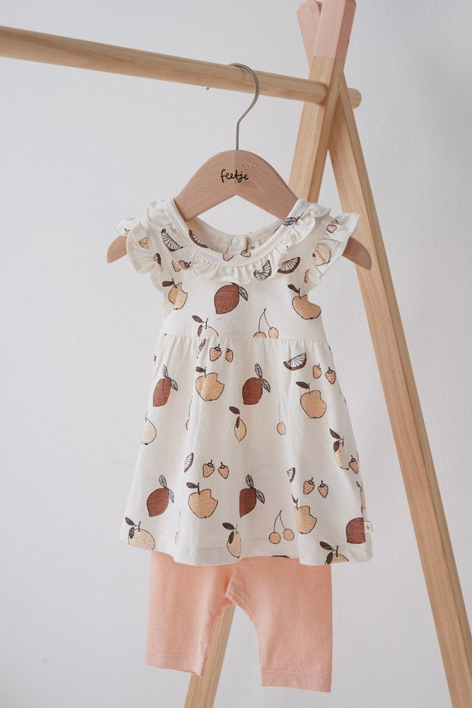 Jurk Offwhite - Cutie Fruity