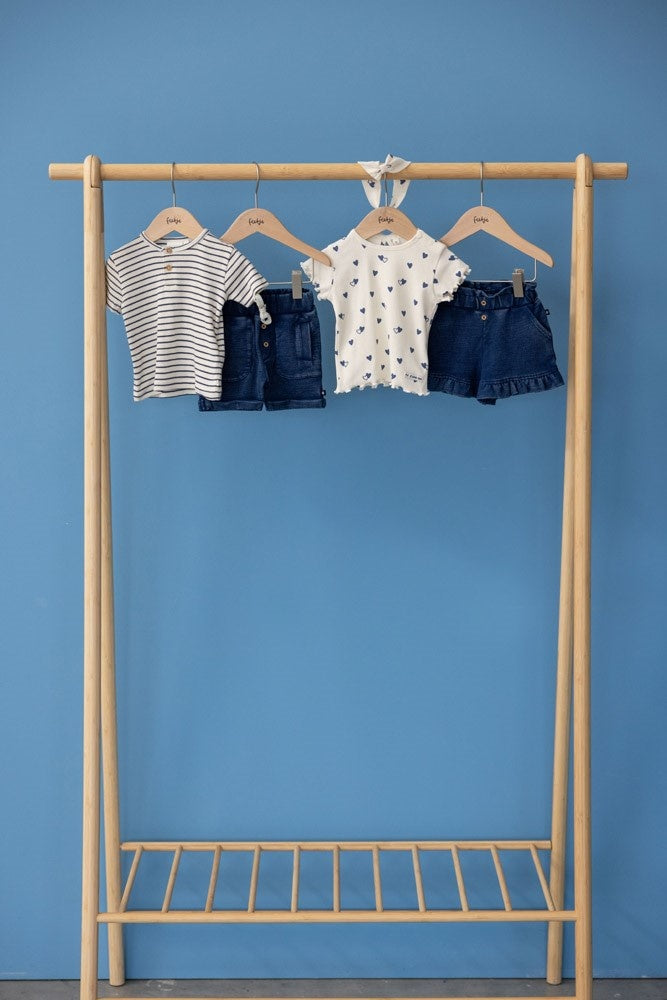 Short denim ruches Indigo - Summer Denims