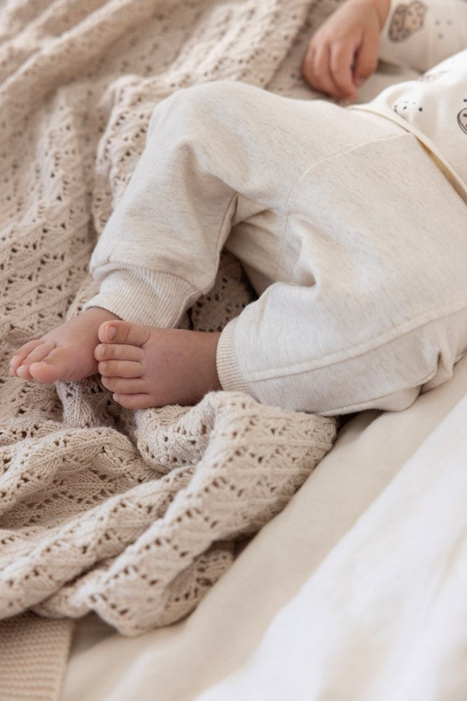 Hose Offwhite melange - Cute Cookie