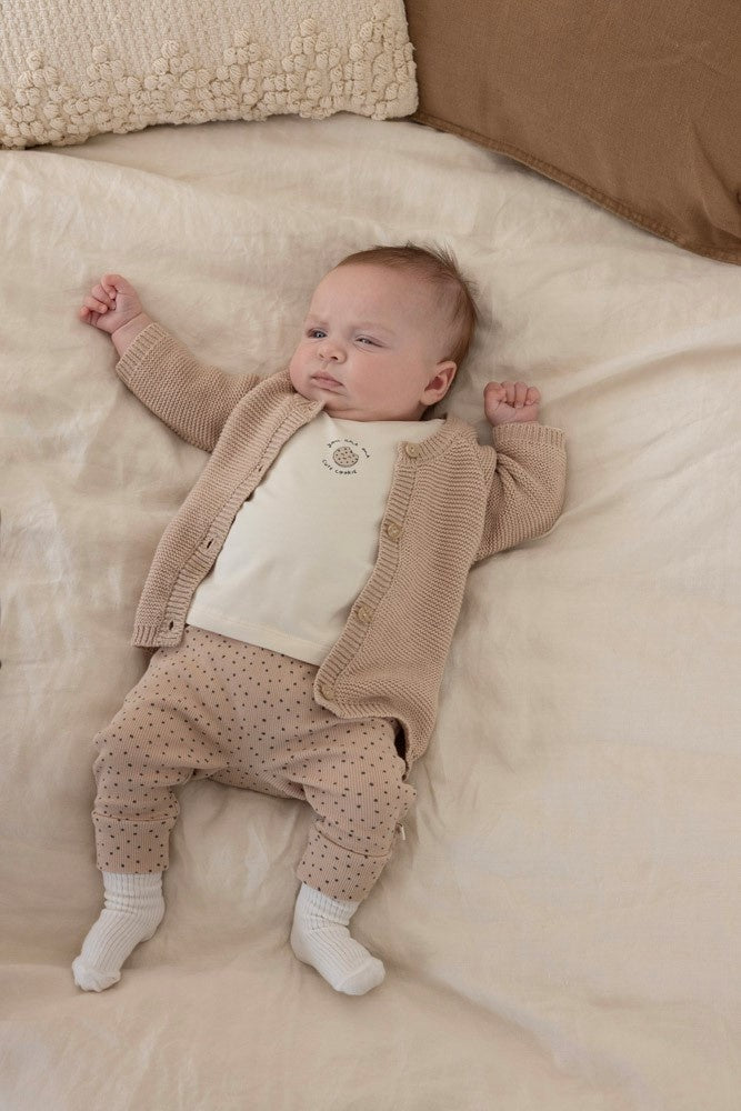 Broek rib Zand - Cute Cookie