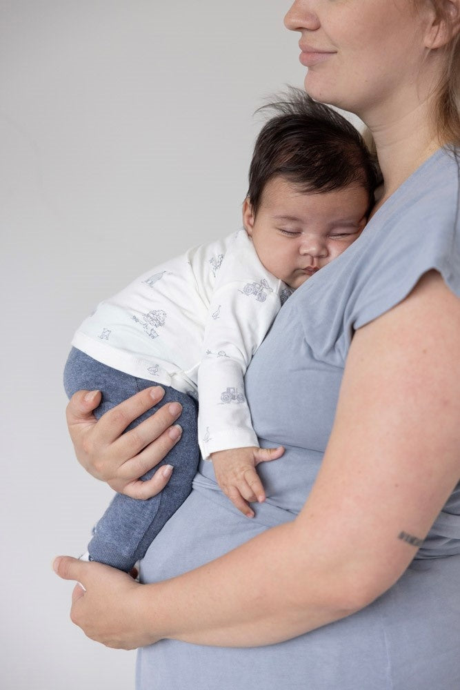 Hose Indigo melange - Farm Life