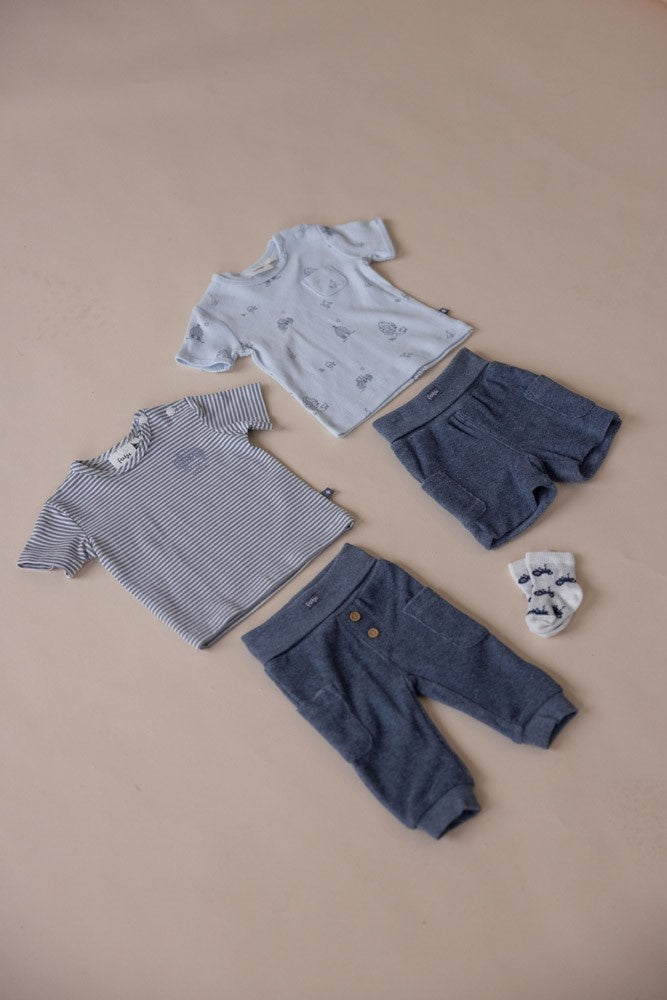 T-Shirt Ripp Blau - Farm Life