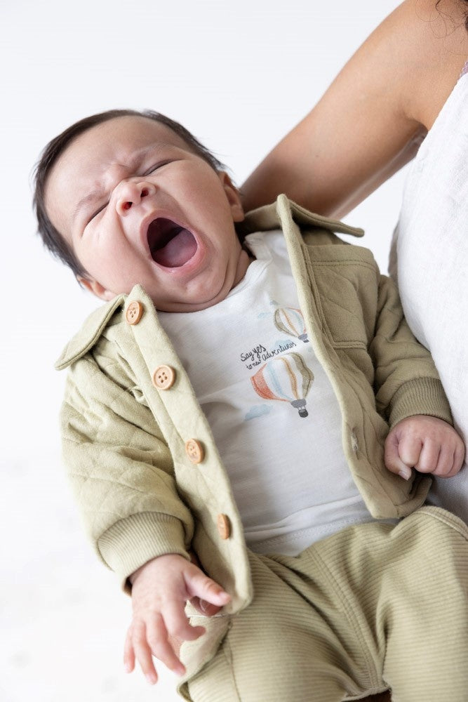 Langarmshirt Offwhite - Mini Abenteurer