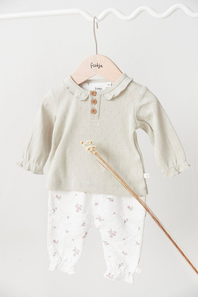 Langarmshirt Mint - Blossom