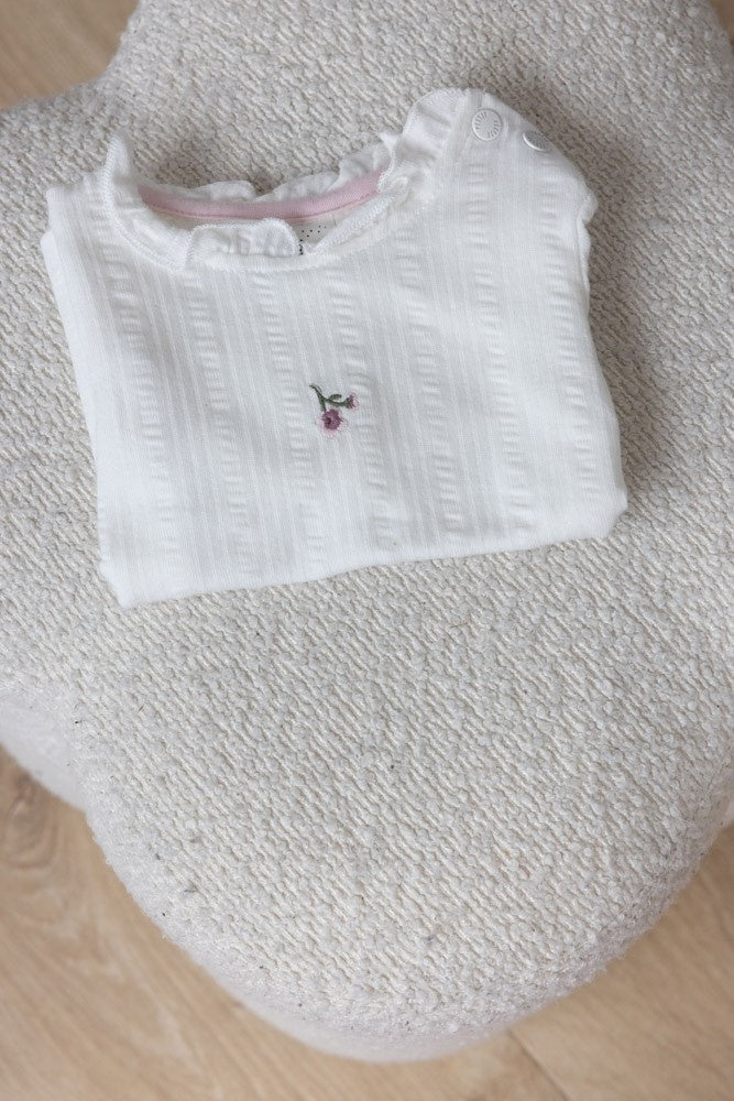 Langarmshirt Offwhite - Blossom