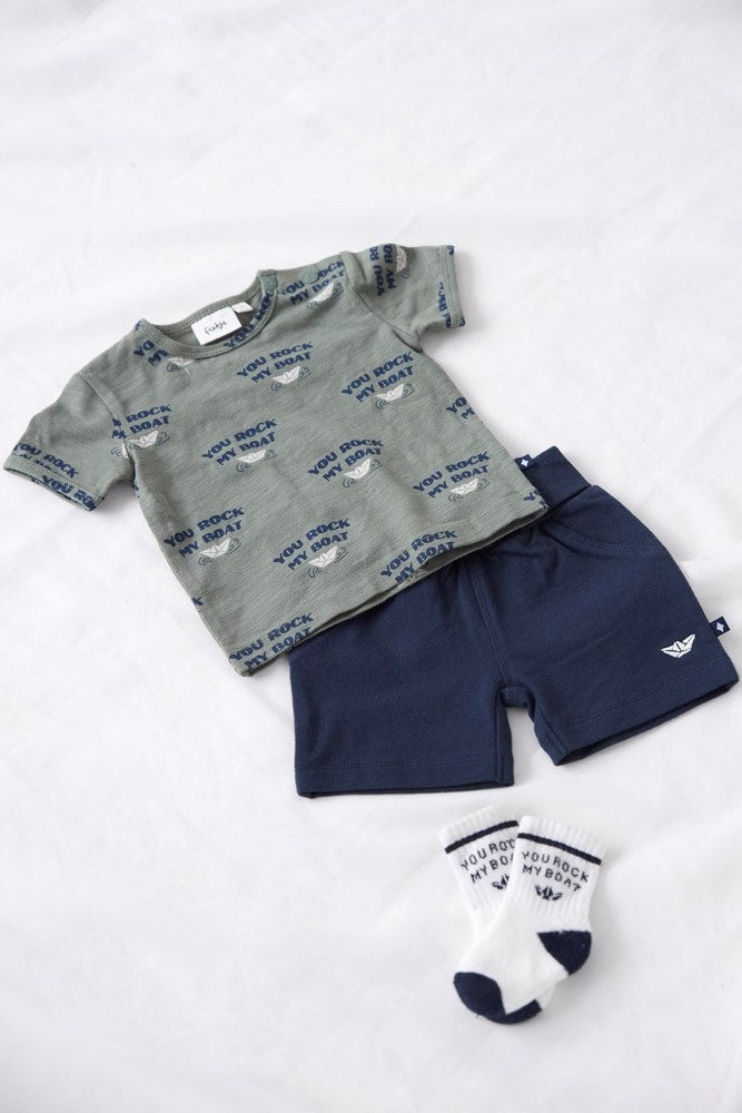 T - shirt Groen - Rock My Boat