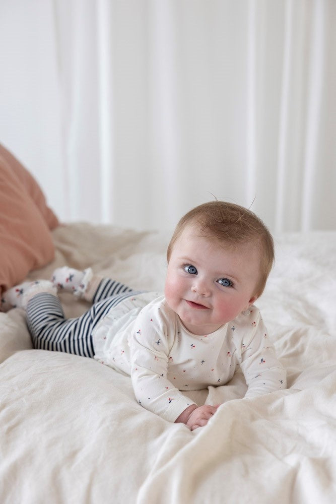 Broek streep Marine - Mon Cheri