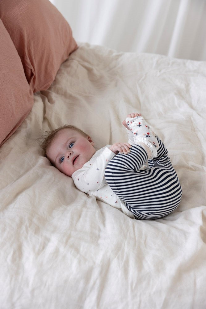 Broek streep Marine - Mon Cheri