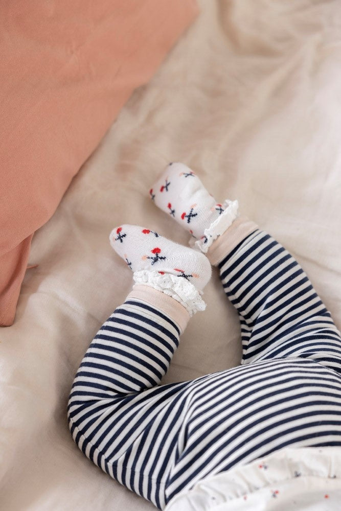 Broek streep Marine - Mon Cheri