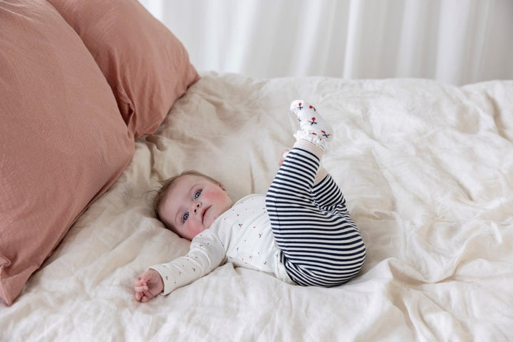 Broek streep Marine - Mon Cheri