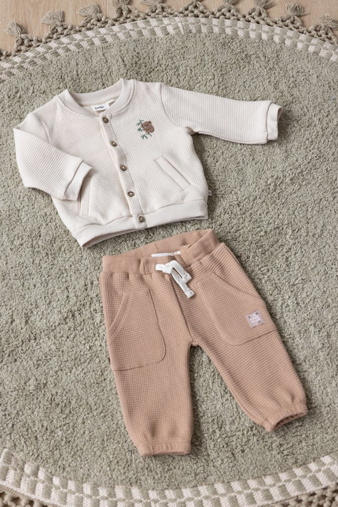 Hose Waffelstruktur Sand - The Chill Club