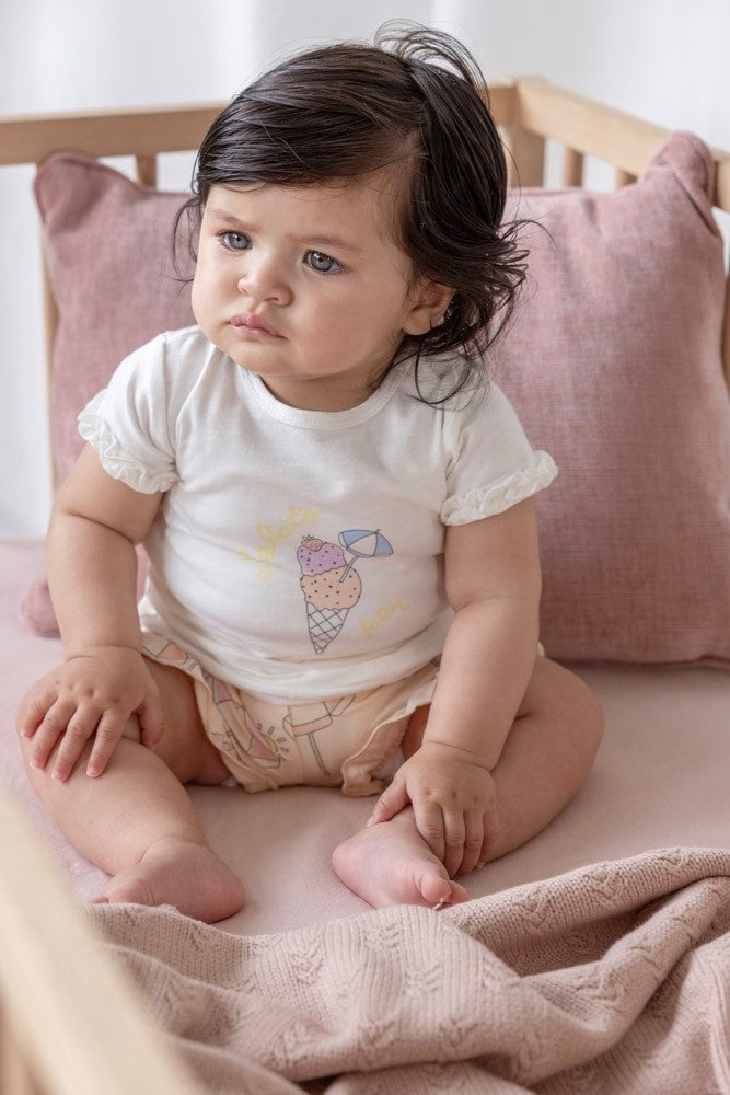 Short ruches Perzik - Sunshine