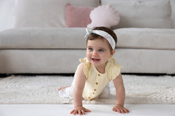 Top met knoopjes Geel - Sunshine