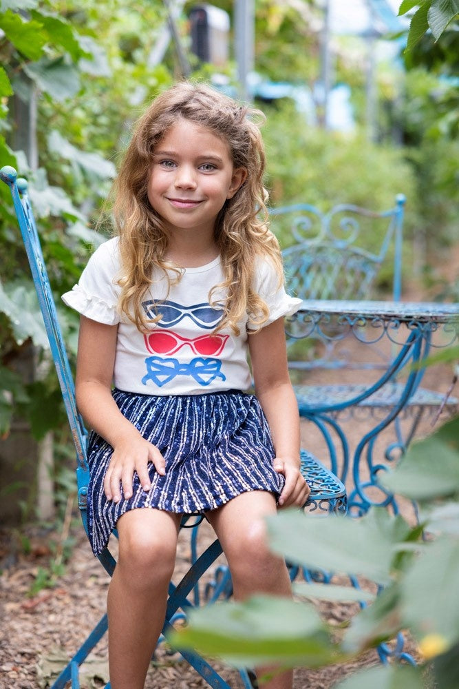 Pailettenrock Marine - Ciao Bella