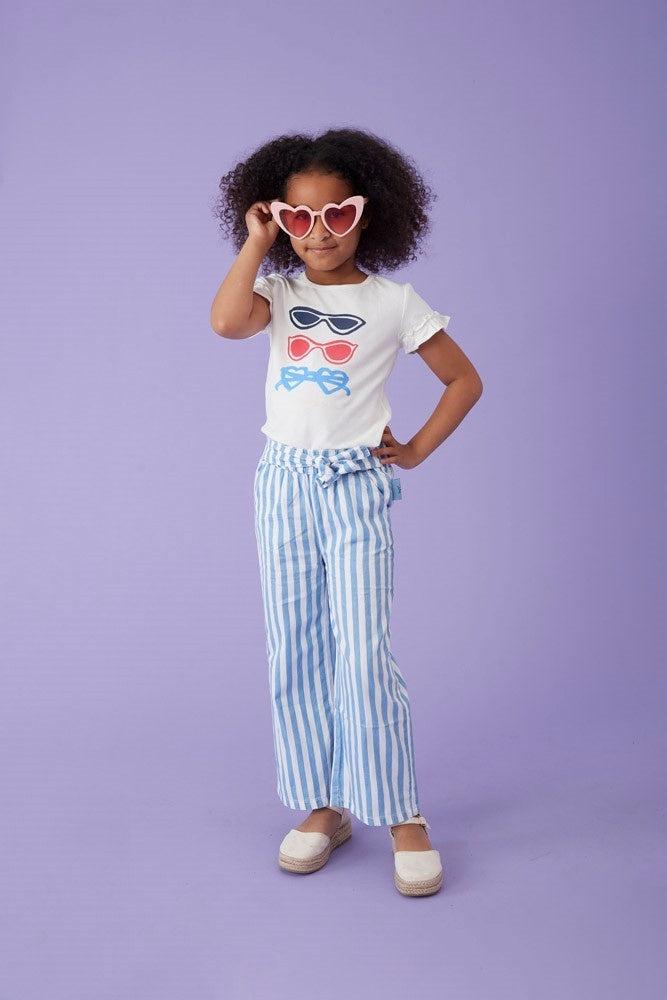 Culotte streep Indigo - Summer Denims