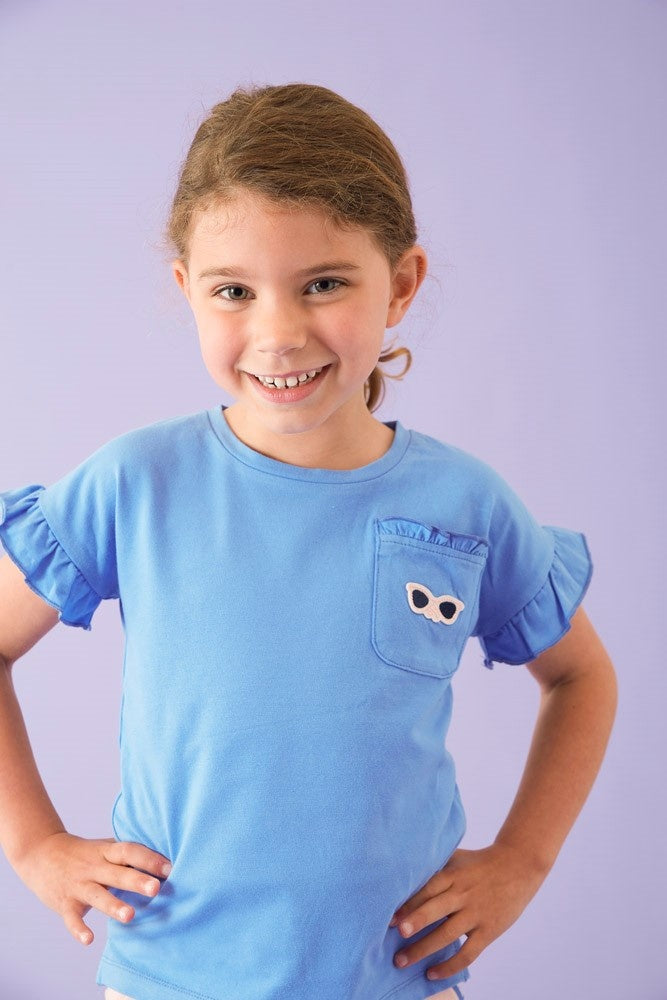 T - shirt Blauw - Ciao Bella