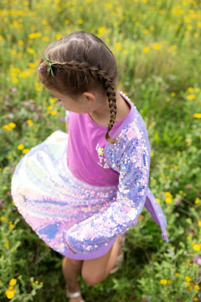 Pailetten rok Lila - Picknick Perfect