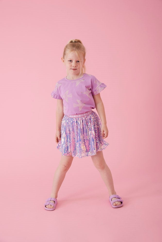 Pailetten rok Lila - Picknick Perfect