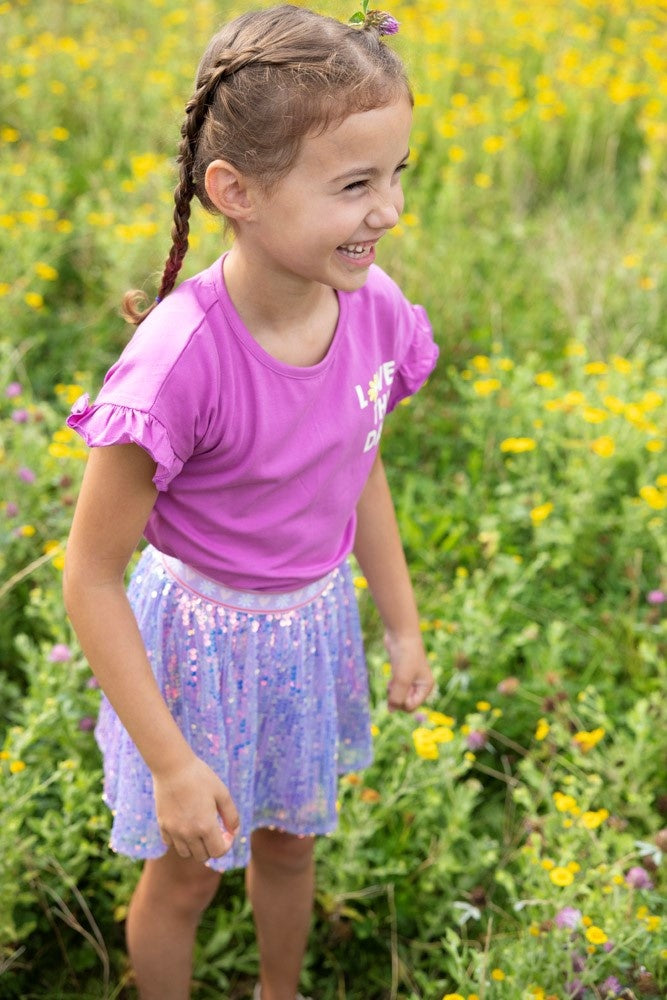 T - shirt Paars - Picknick Perfect