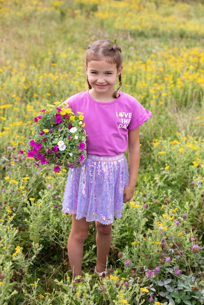Pailetten rok Lila - Picknick Perfect