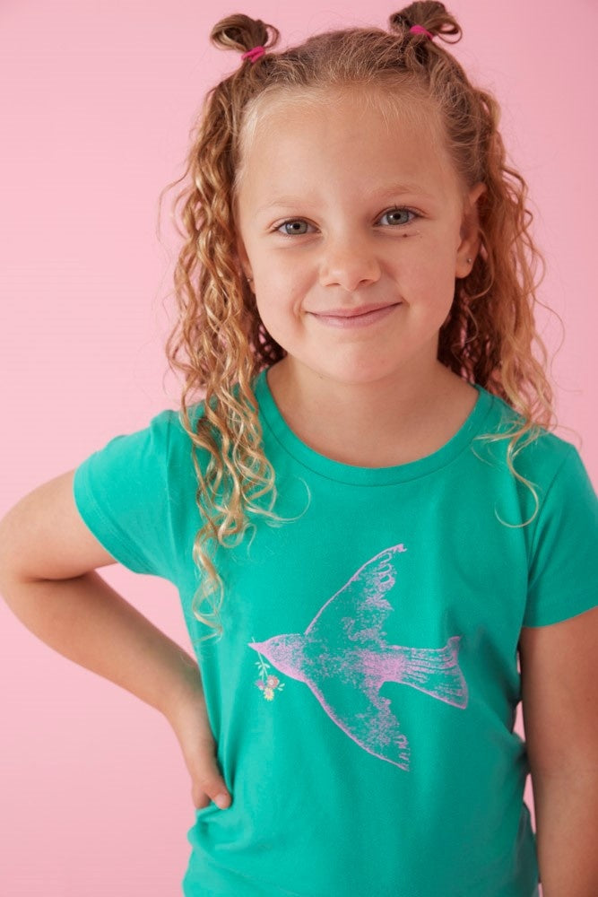 T-Shirt Jade Grün - Picknick Perfekt