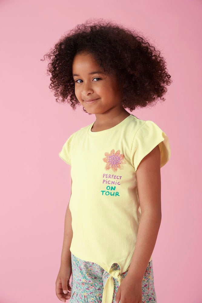 T-Shirt Gelb - Picknick Perfekt