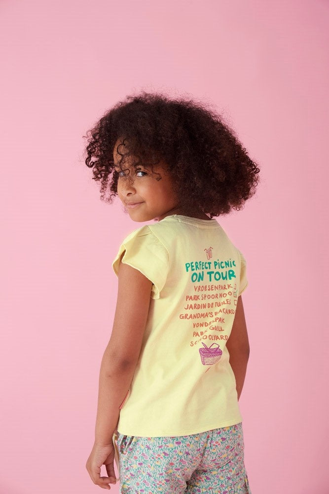T-Shirt Gelb - Picknick Perfekt