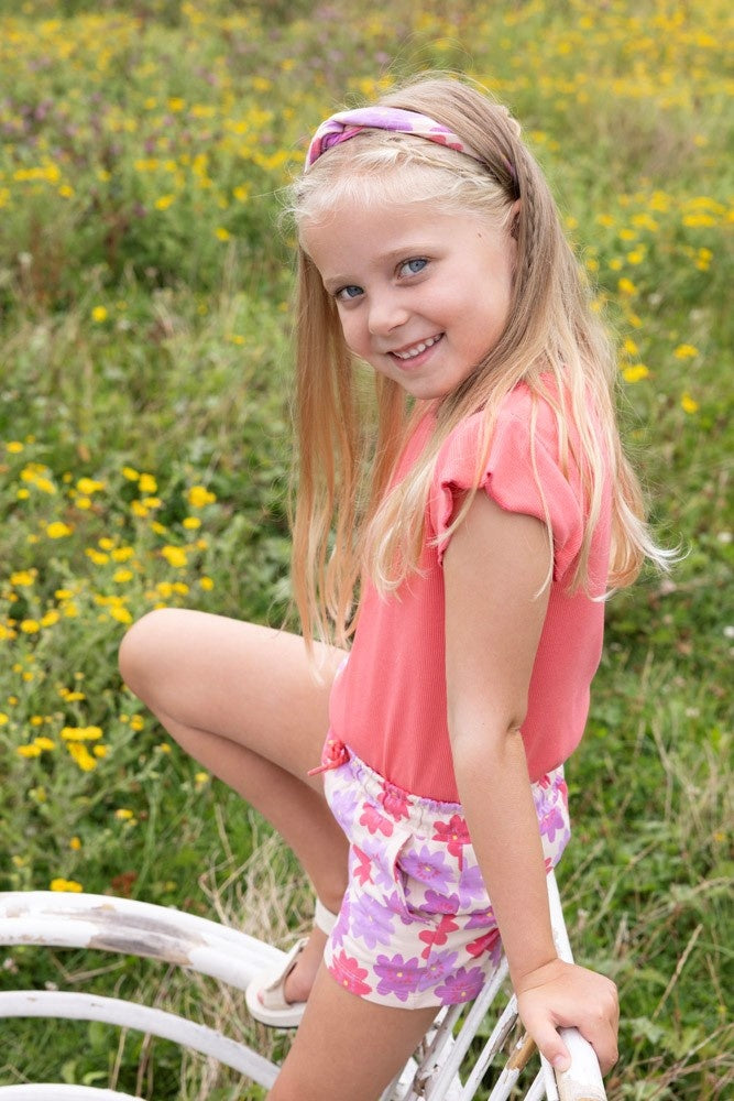 T - shirt Koraal - Picknick Perfect