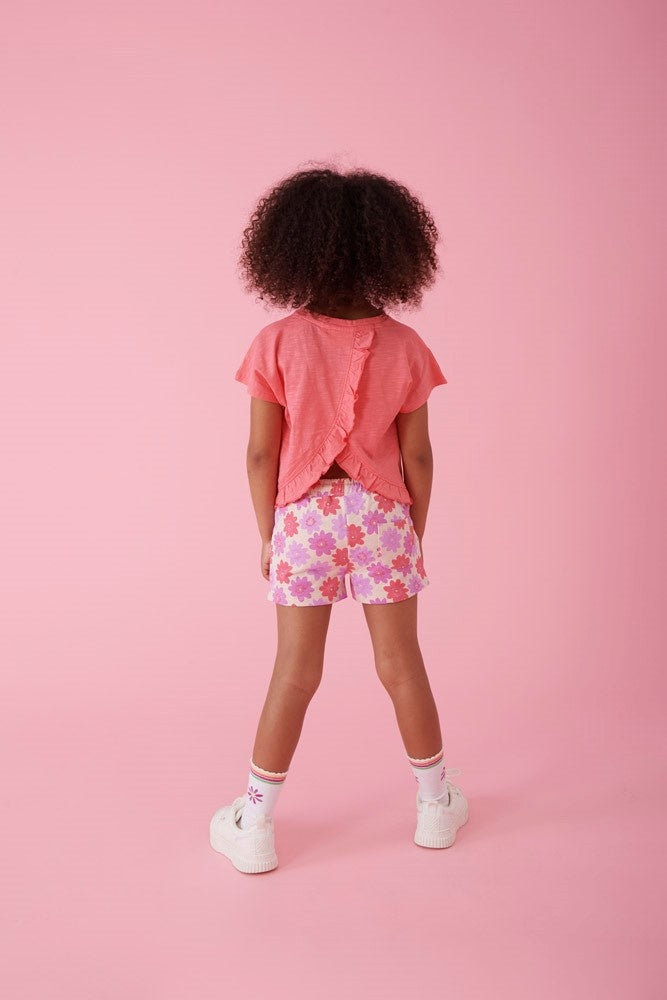 T - shirt Koraal - Picknick Perfect