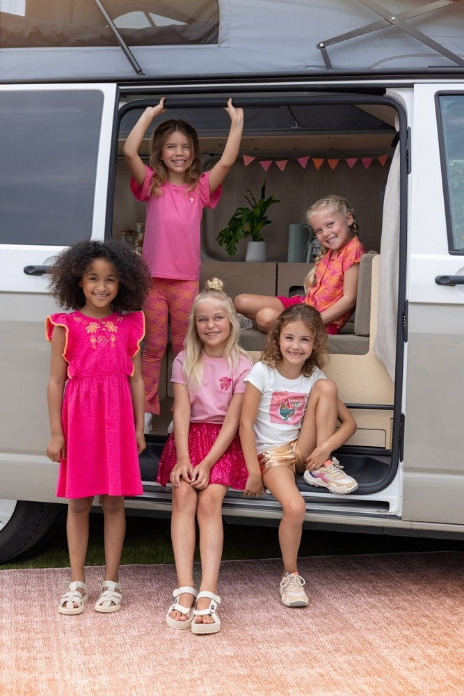 Pailetten rok Fuchsia - Samba Shake