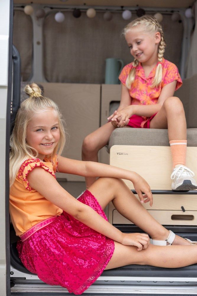 Short ruches Fuchsia - Samba Shake