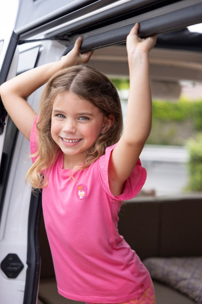 T - shirt Roze - Samba Shake