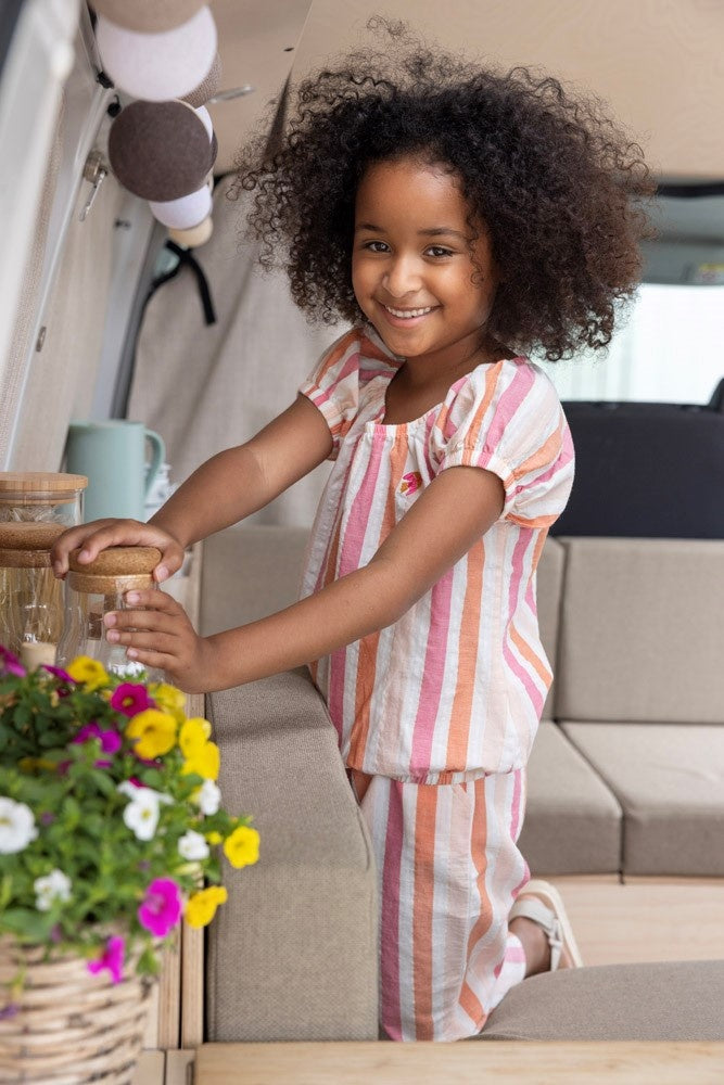 Top streep Roze - Samba Shake