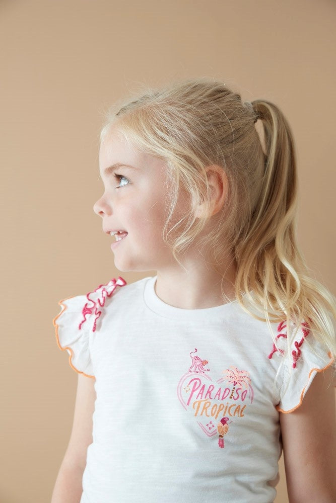 T - shirt ruches Offwhite - Samba Shake