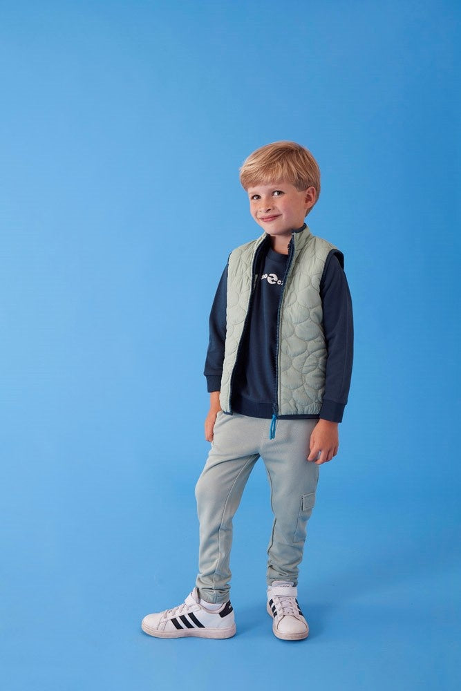 Omkeerbare bodywarmer teddy Marine - The Good Life