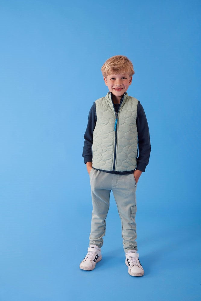 Omkeerbare bodywarmer teddy Marine - The Good Life