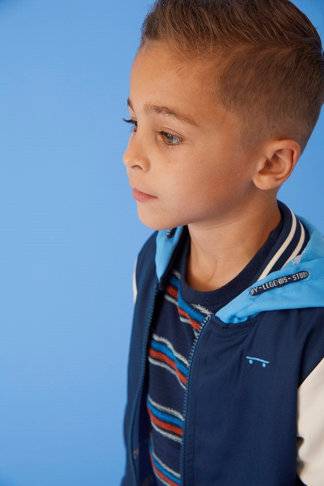 Sweatvest met capuchon Indigo - The Good Life