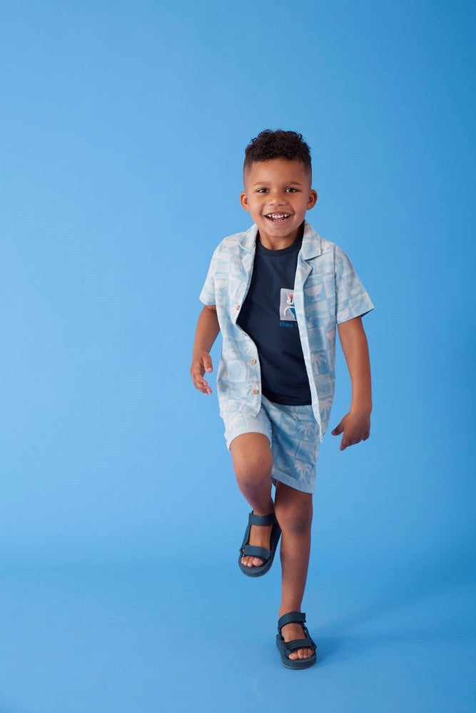 Overhemd k/m Chambray - The Good Life