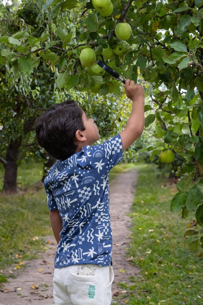 T - shirt Indigo - Explore More