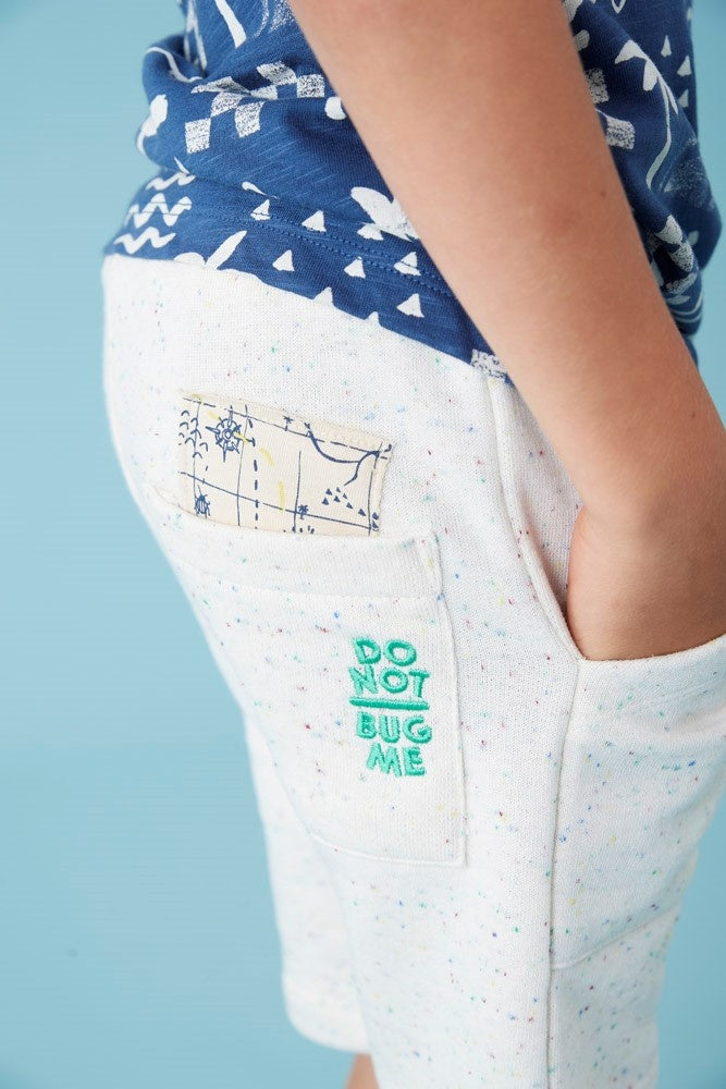 Short Offwhite melange - Explore More