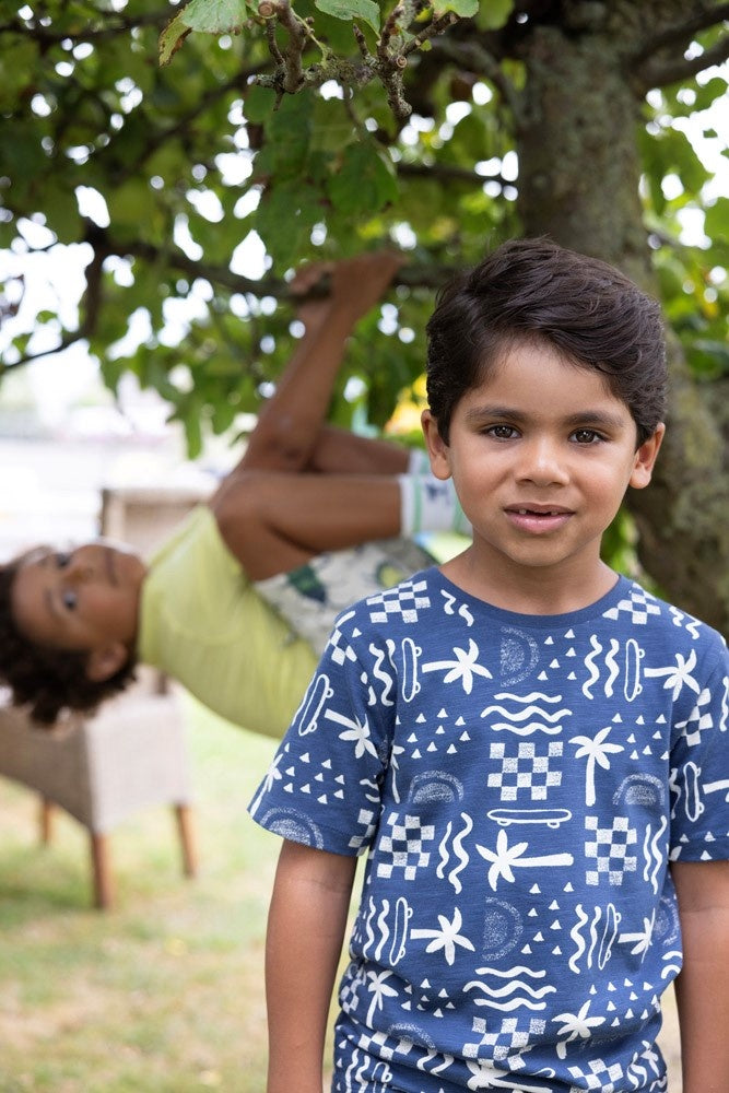 T - shirt Indigo - Explore More