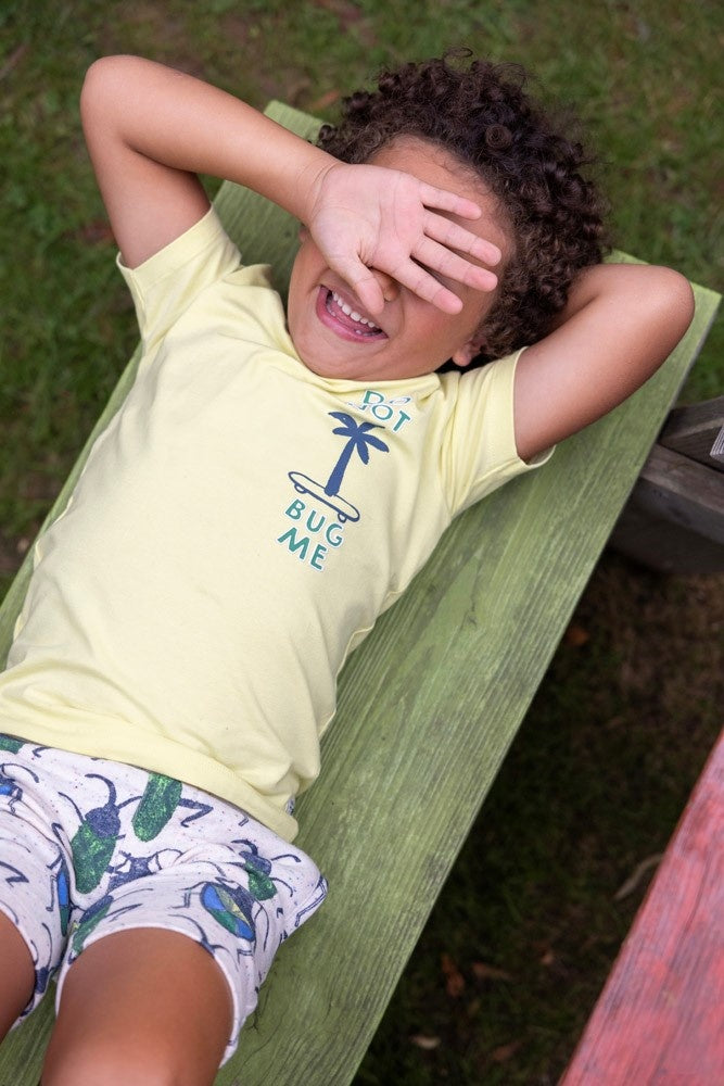 T - shirt Geel - Explore More