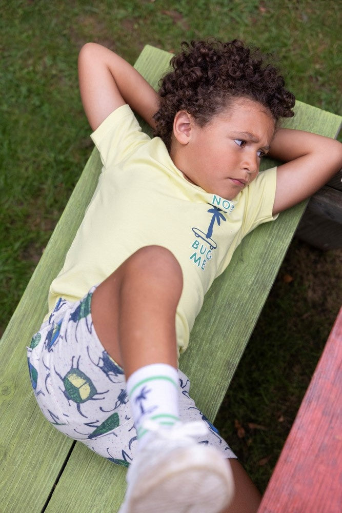 T - shirt Geel - Explore More