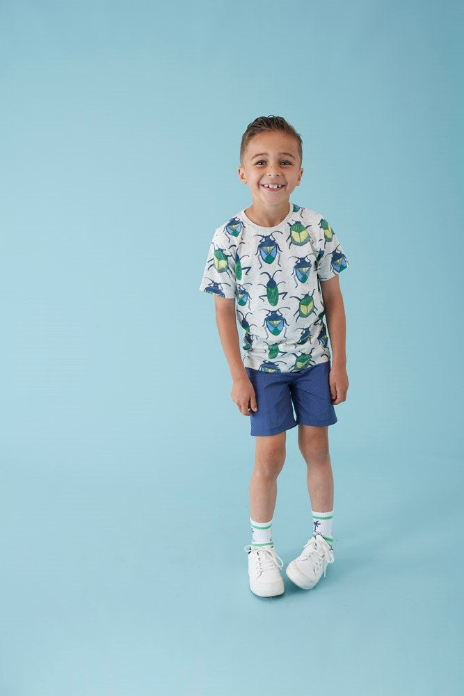 T - shirt Offwhite melange - Explore More