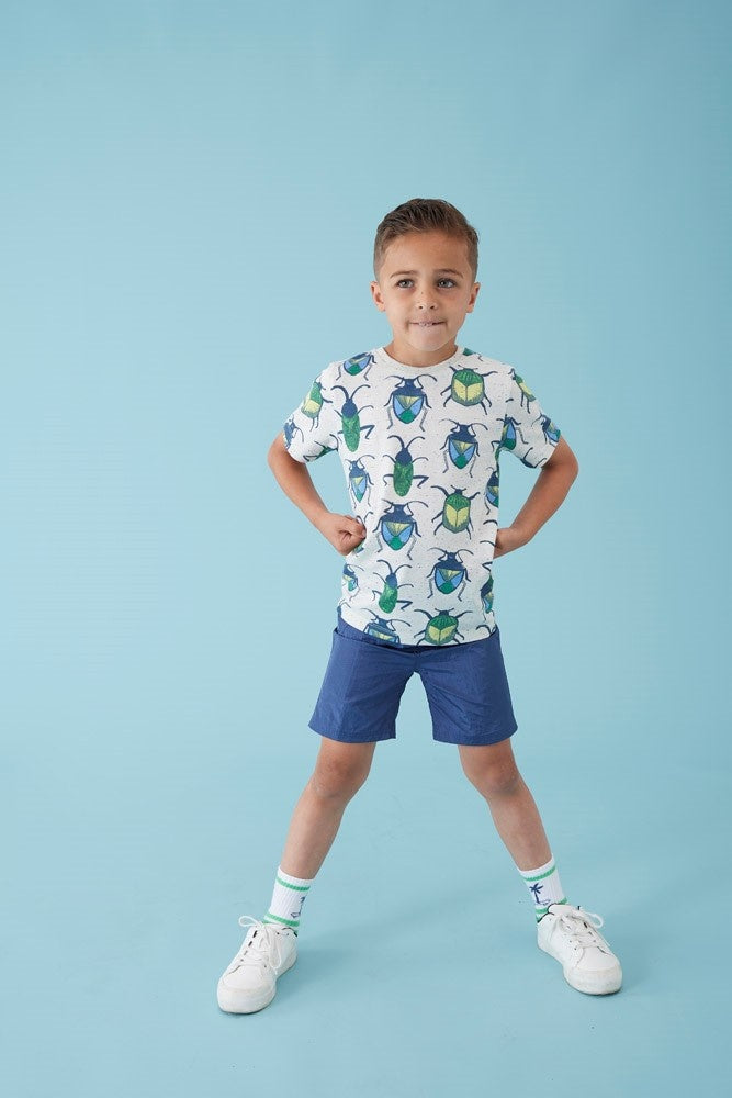 T - shirt Offwhite melange - Explore More