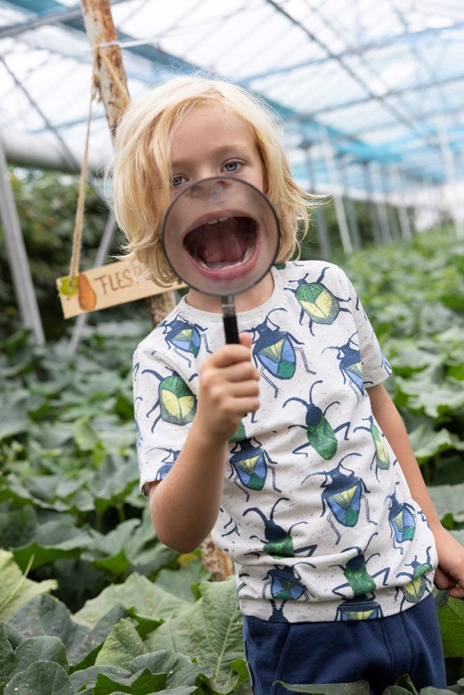 T - shirt Offwhite melange - Explore More