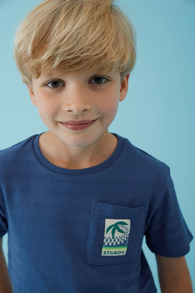 T - shirt Indigo - Explore More