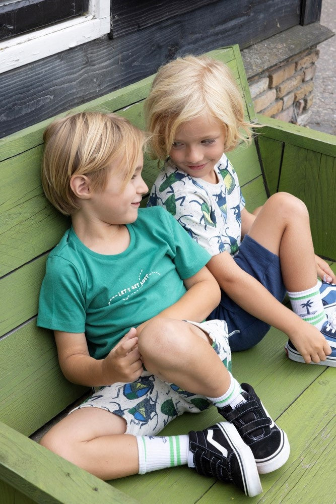 Short Offwhite melange - Explore More