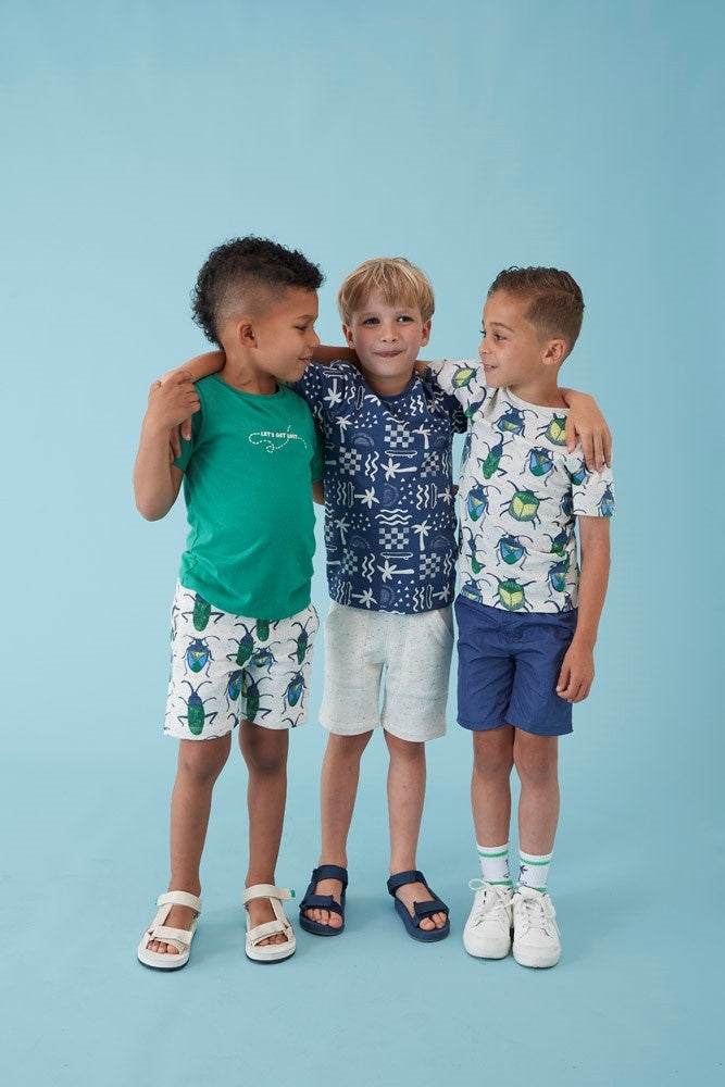 Short Offwhite melange - Explore More