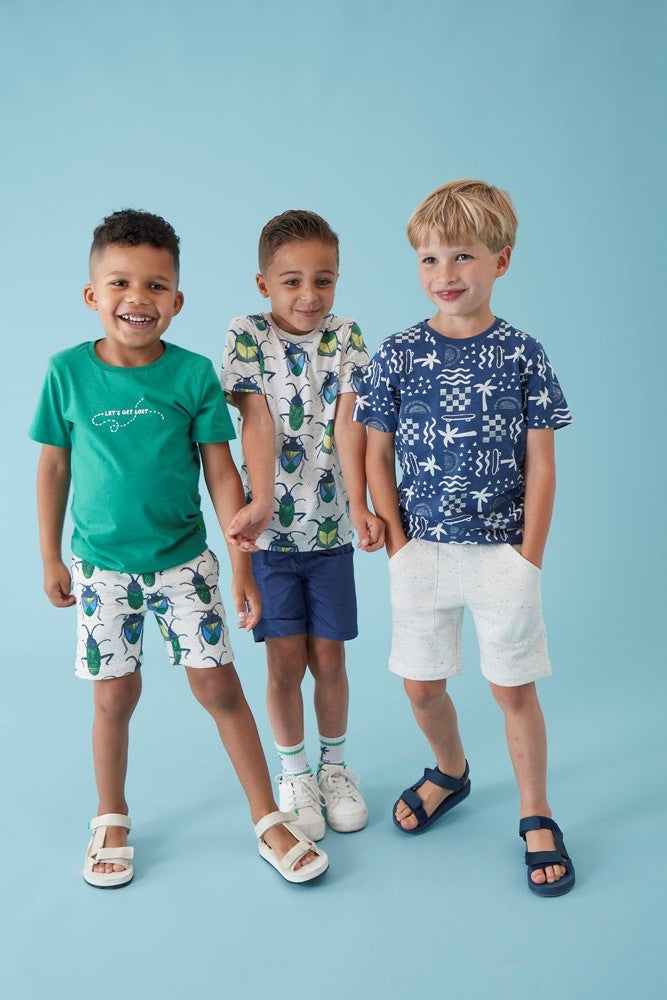 Short Offwhite melange - Explore More